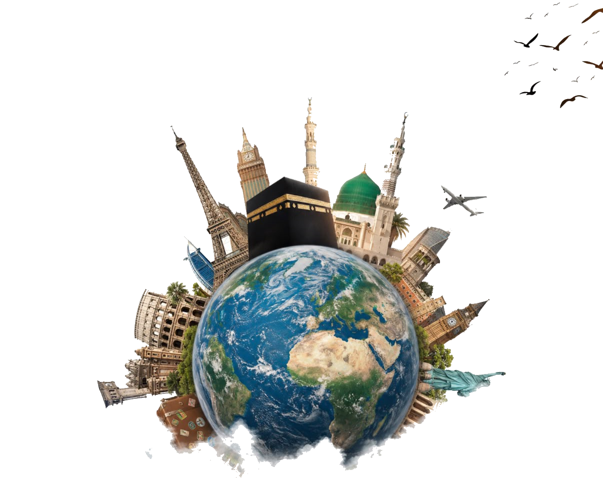 One Globe, Endless Destinations — Umrah, Hajj, Ziyarat & Tours